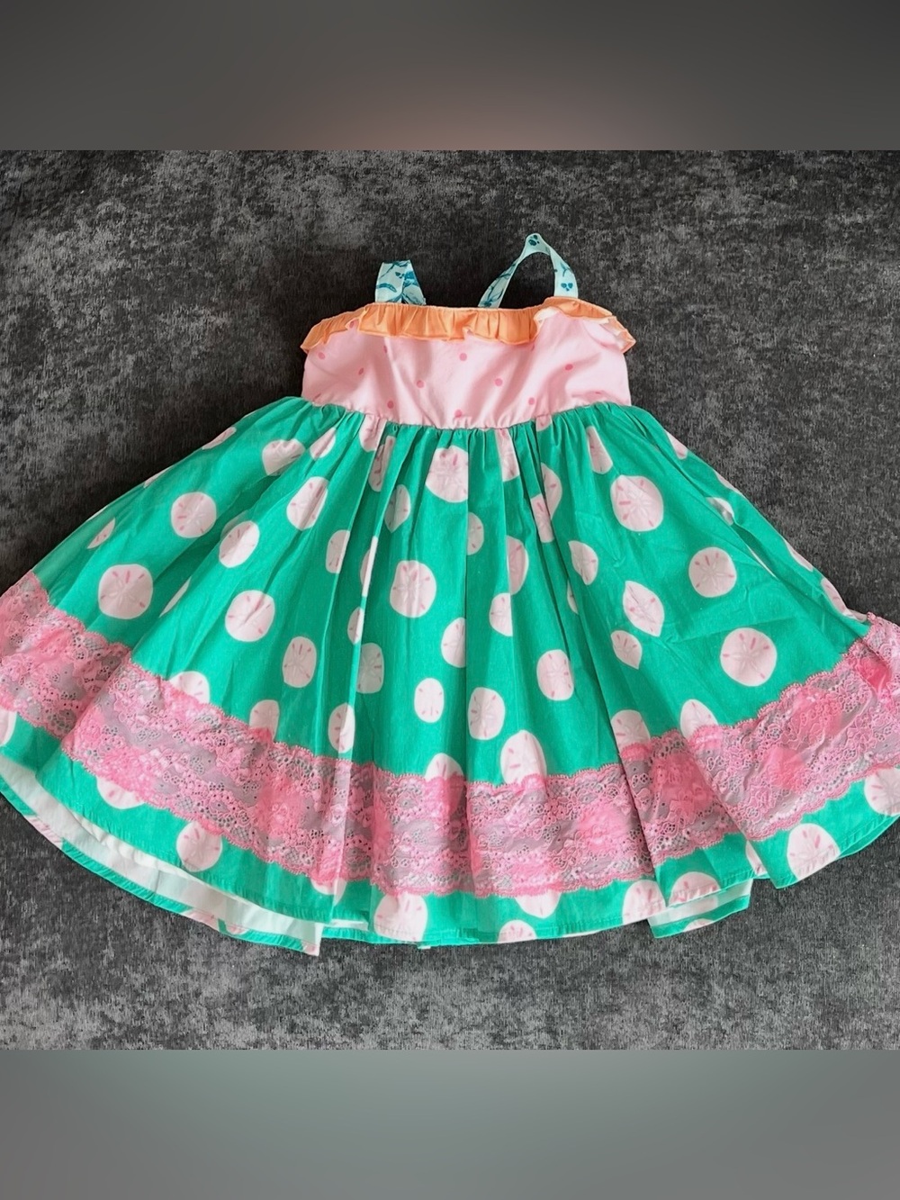 NWT SweetHoney Girls Savannah Tunic Dress in Sand Dollar Size 5